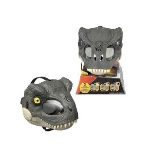 Jurassic World Rebirth Rage 'N Roar Tyrannosaurus Rex Mask LED Eyes Blink